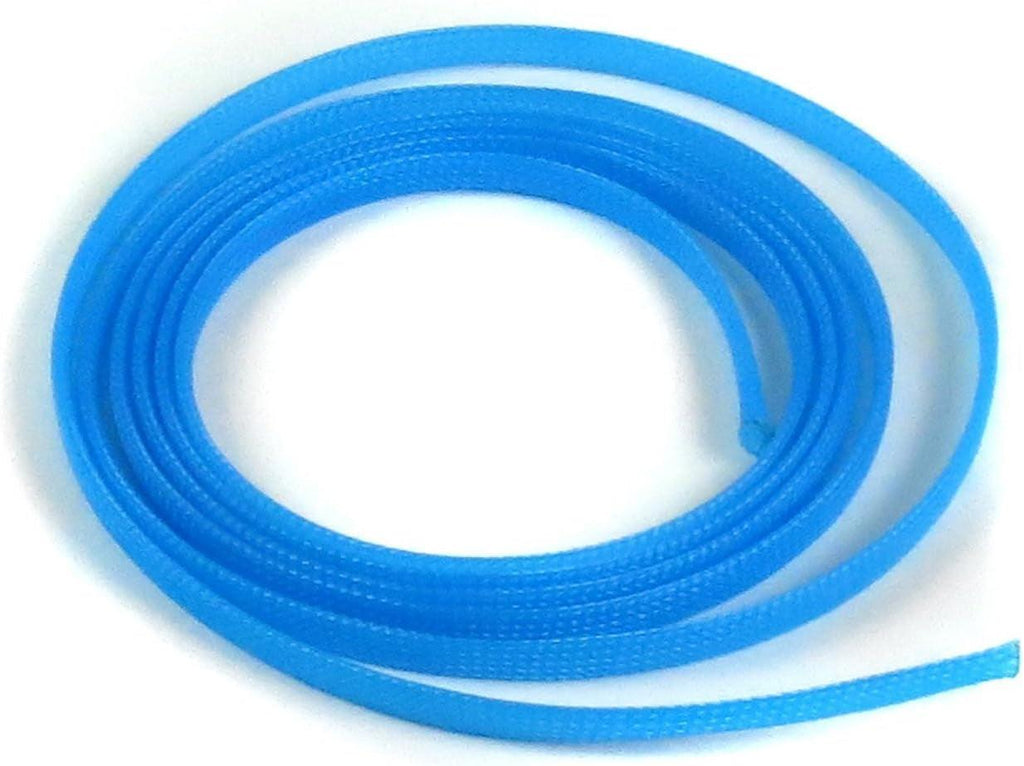 13607 Wire Loom, 1" Tube, 50' Length, Neon Blue