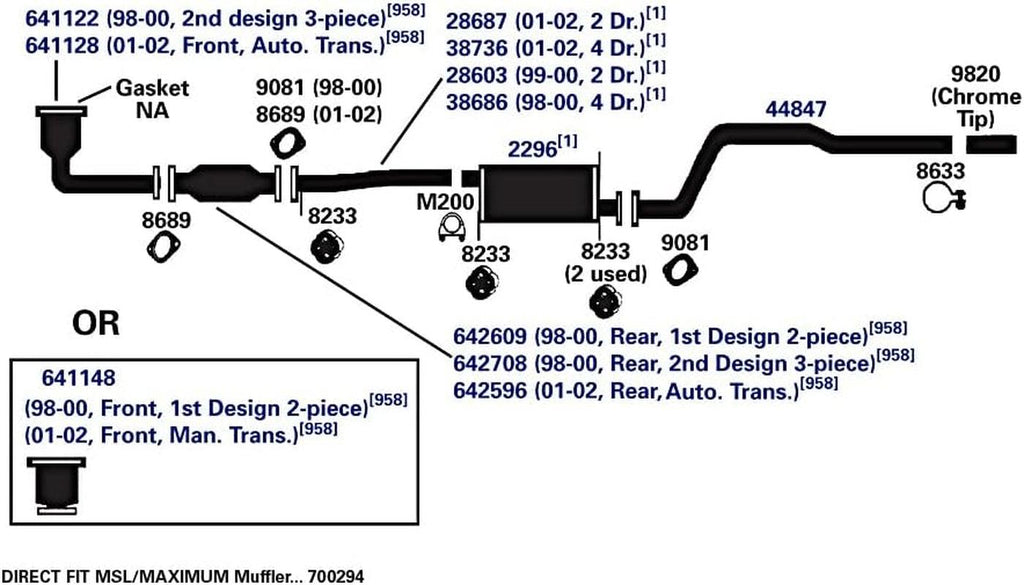 38736 Exhaust Pipe