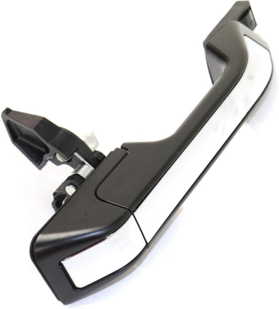For Honda Odyssey Exterior Door Handle Rear, Passenger Side Silver Handle (2011-2017) | Trim:All Submodels