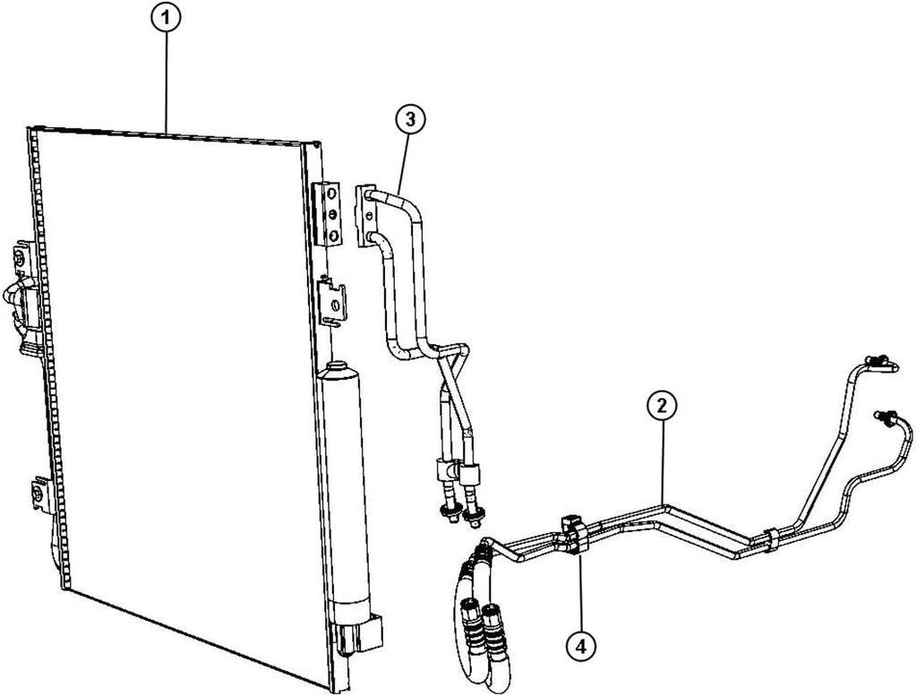 5503 7841AK, Auto Trans Oil Cooler Hose