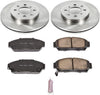 KOE692 Autospecialty Front Replacement Brake Kit-Oe Brake Rotors & Ceramic Brake Pads