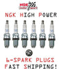 NGK BKR6EQUP SPARK PLUG HIGH POWER LASER PLATINUM 6-PCS BMW PORSCHE AUDI VW MINI