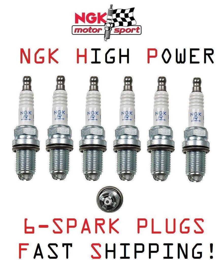 NGK BKR6EQUP SPARK PLUG HIGH POWER LASER PLATINUM 6-PCS BMW PORSCHE AUDI VW MINI