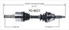 FD-8021 CV Axle Shaft
