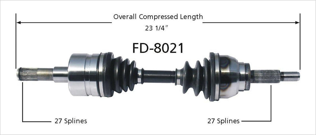 FD-8021 CV Axle Shaft