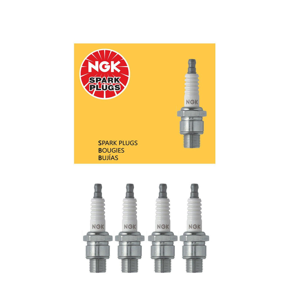 NGK Non-Resistor Spark Plug Set 4PCS. 1978-2002 for Mariner/ Mercury 6431 BU8H
