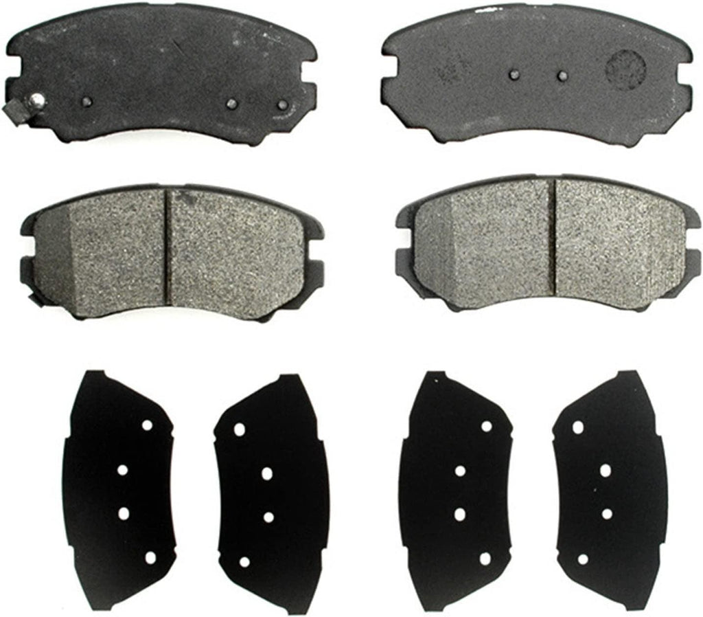 Gold 17D924M Semi-Metallic Front Disc Brake Pad Set