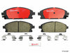 Brembo Front Disc Brake Pad Set for Quest, MDX, Pathfinder, QX4, Q45 (P56040N)