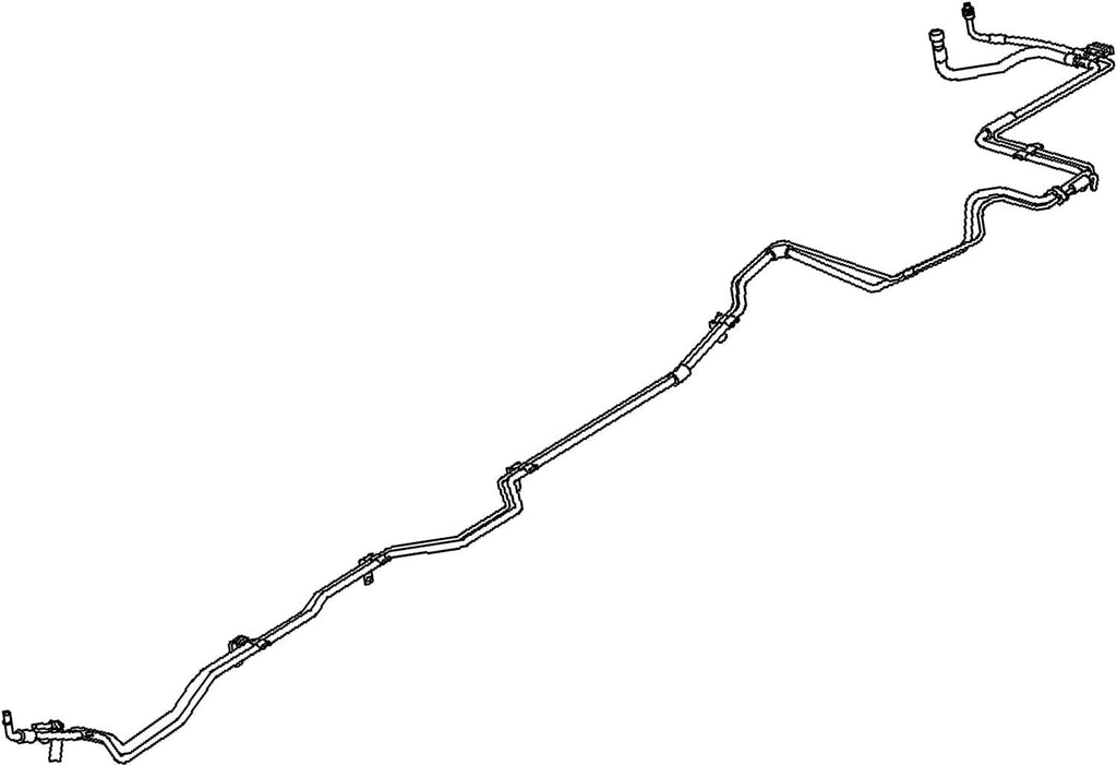 GM Genuine Parts 15-33010 Auxiliary Air Conditioning Evaporator and Heater Hose Assembly with Inlet Pipe