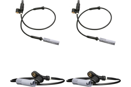 Front & Rear SET Delphi ABS Wheel Speed Sensor for 1996-1999 BMW 328I (58005)
