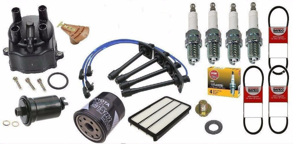 FOR 92-93 Toyota Camry Tune-Up Kit Cap+Rotor+Spar