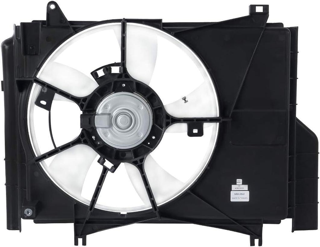 OEM-RF-0225 MI3115149 Factory Style Radiator Cooling Fan Assembly Replacement,Black