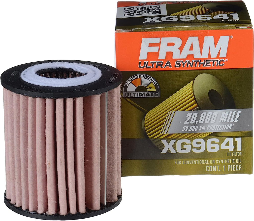 Ultra Synthetic Automotive Replacement Oil Filter, Designed for Synthetic Oil Changes Lasting up to 20K Miles, XG9641 (Pack of 1)