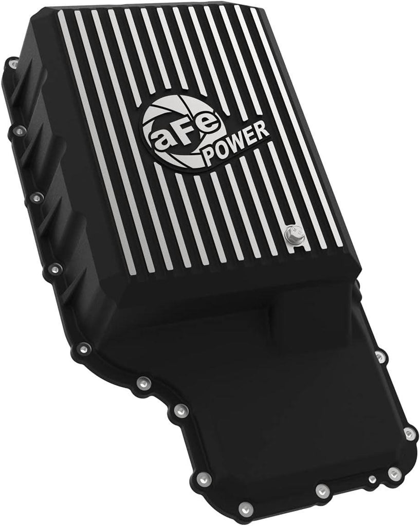 46-71220B  Street Series Transmission Pan, Holds 4 Quarts over Stock, Black, for 2020-2021 Ford Trucks (10R140 Transmission)