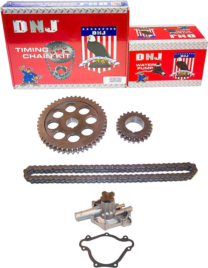 DNJ TK1153WP TIMING KIT with WATER PUMP for 76-92 CHRYSLER / V6, V8 / 3.9L, 5.2L, 5.9L / 239, 318, 360 OHV 12V, 16V