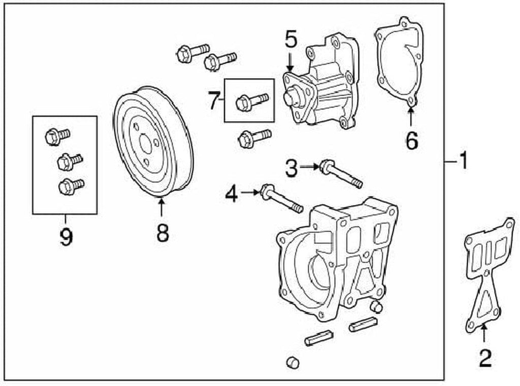 0504 7138AC, Engine Water Pump