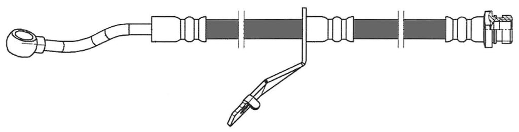 Centric Brake Hydraulic Hose for 12-18 Kia Rio 150.50060