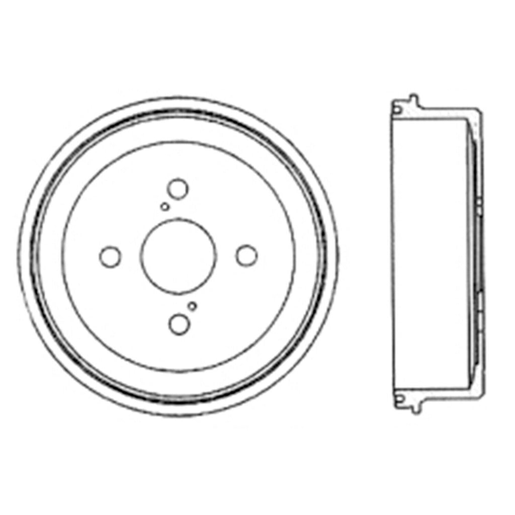 Centric Brake Drum for Prizm, Corolla 122.44032