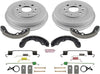 KOE15357DK Autospecialty Rear Replacement Brake Kit-Oe Brake Drums & Ceramic Brake Pads