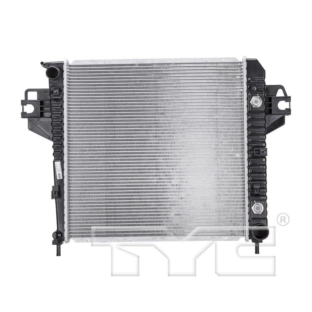2481 Compatible with JEEP Liberty 1-Row Plastic Aluminum Replacement Radiator Fits 1970 Ford Mustang