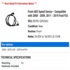 Front ABS Speed Sensor - Compatible with 2008 - 2009, 2011 - 2019 Ford F53 2012 2013 2014 2015 2016 2017 2018