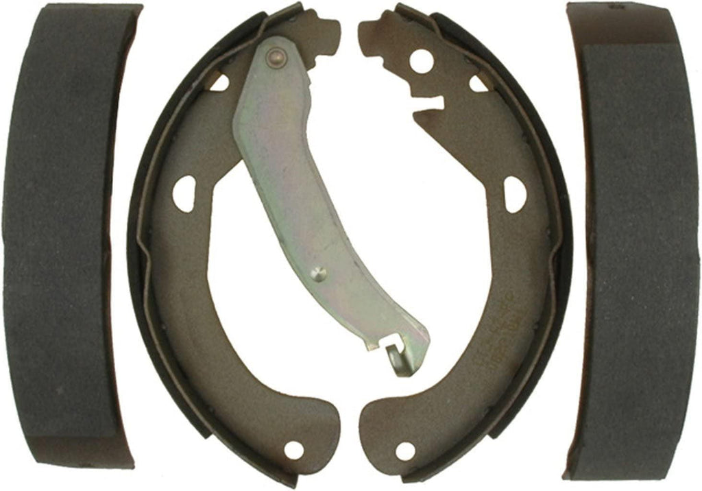 Silver 14795B Bonded Rear Drum Brake Shoe Set with Lever