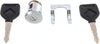 for International MXT Exterior Door Handle 2008 2009 Front Passenger Side Black Bezel W/Chrome Lever | W/Key Hole| Trim: Base