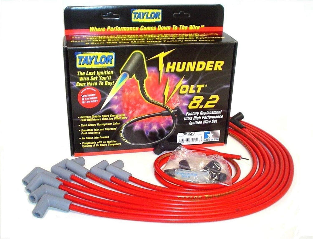 86230 Spark Plug Wire Set (8.2 Thunder-Volt Red)