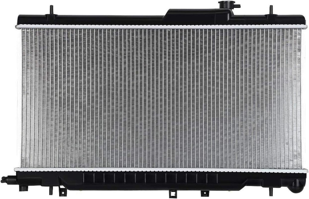 OEM-RA-2464 OE Style Bolt-On Aluminum Core Radiator Compatible with 02-07 Impreza 2.5 AT/MT,26-7/8" W X 13-7/16" H X 15/16" D,1-9/16" Inlet / 1-9/16" Outlet