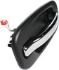 for Chevy Suburban 1500 Exterior Door Handle Front Passenger Side Smooth Black Bezel with Chrome Lever 2000-2006 | Trim:All Submodels | GM1311153 | 15182419