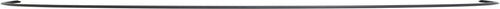 Evan-Fischer Bumper Trim Molding Compatible with Ford F-Series 97-98 Front Bumper Pad Black Plastic Styleside RWD from 10-30-96