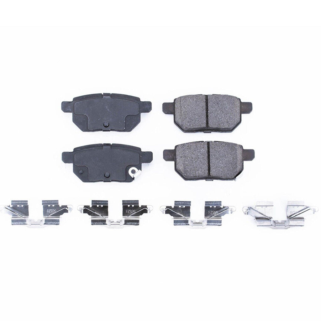 Power Stop - Rear Z17 Low-Dust Ceramic Brake Pads with Hardware for Prius Awd-E,