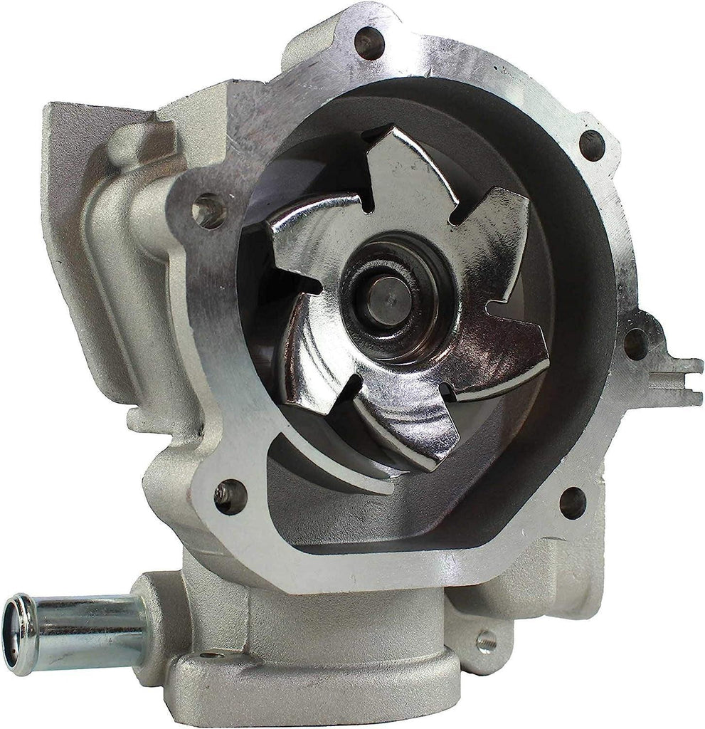 DNJ WP706 1 Outlet Thermostat Mounted Vertical Water Pump for 1990-2006 Subaru Baja Forester Impreza Legacy Outback 1.8L 2.2L 2.5L DOHC SOHC H4 16V EJ222 EJ223