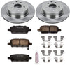 KOE179 Autospecialty Rear Replacement Brake Kit-Oe Brake Rotors & Ceramic Brake Pads