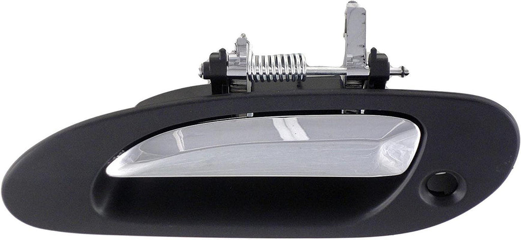 Dorman 81937 Front Driver Side Exterior Door Handle Compatible with Select Acura Models, Chrome Lever and Black Housing