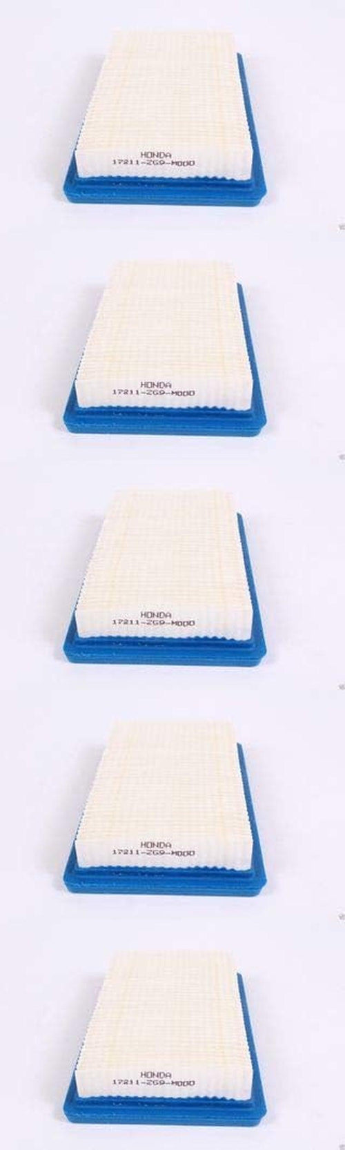 5 Pack Genuine  17211-ZG9-M00 Air Filter Fits HRB215 HRM215 HRC215 HR215