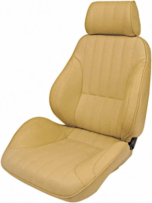 80-1000-54L Rally Series 1000 Beige Vinyl Left Recliner Seat