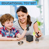 Dr.Kbder 5Pcs Fidget Toys Adults Set, Autism Sensory Toys Pack with Figette Cube Magnetic Rings Fidget Pad ADHD Stress Relief Toys for Kids Teen, Cool Gadget Desk Spinner Christmas Stocking Stuffer…