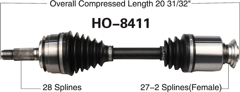 HO-8411 CV Axle