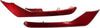 Front, Driver and Passenger Side Bumper Trim Set of 2 Compatible with 2017-2019 Nissan Sentra - NI1047104, NI1046104