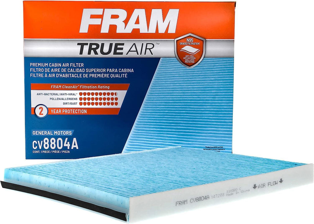 Automotive Replacement Trueair Cabin Air Filter for Car Passenger Compartment with Dual-Layered Filter (CV8804A), 2 Pack