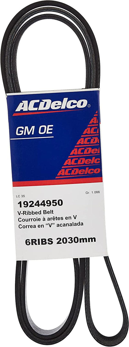 GM Original Equipment 19244950 V-Ribbed Serpentine Belt