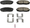 17-1814, Z17 Front Ceramic Brake Pads with Hardware