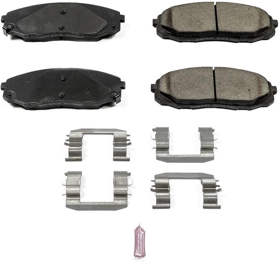 17-1814, Z17 Front Ceramic Brake Pads with Hardware