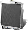 RA-FML54-3 3-Row Full Aluminum Radiator 22" X 26" X 3.5" [Compatible with 54-56 Ford Ranch Wagon/Mainline/Customline/Crestline/Country Squire/Country Sedan / 55-56 Fairlane]