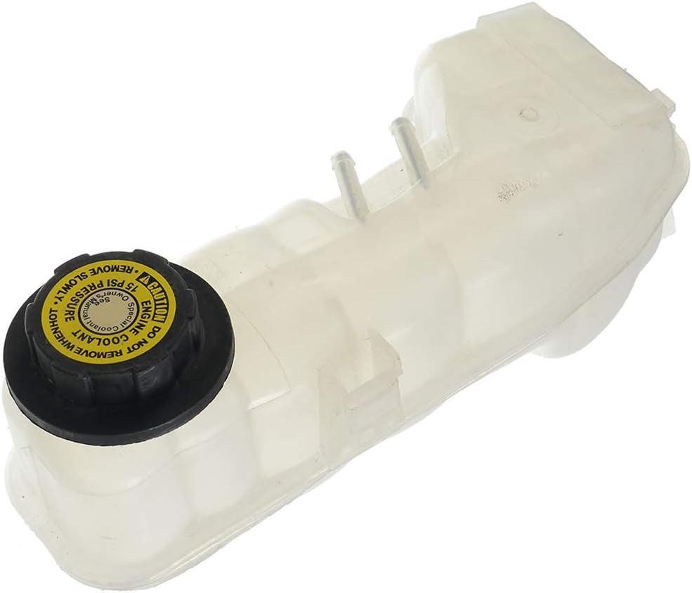 A-Premium Engine Coolant Overflow Recovery Reservoir Tank [W/Cap & Sensor] Compatible with Chevy Cavalier 1995-1998, Malibu 1997-1998, Olds Cutlass 1997-1998, Replace # 22605500
