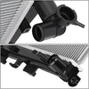 OEM-RA-13531 OE Style 1-Row Aluminum Core Radiator Compatible with 11-15 Sonata Optima,25" W X 19-3/8" H X 5/8" D,1-3/8" Inlet / 1-3/8" Outlet