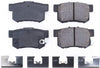 17-536, Z17 Rear Ceramic Brake Pads with Hardware