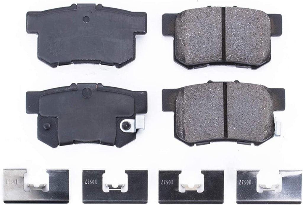 17-536, Z17 Rear Ceramic Brake Pads with Hardware