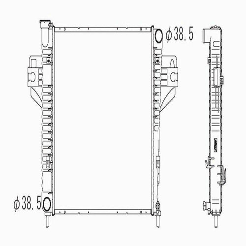 Radiator Fits 2005 Mitsubishi Outlander